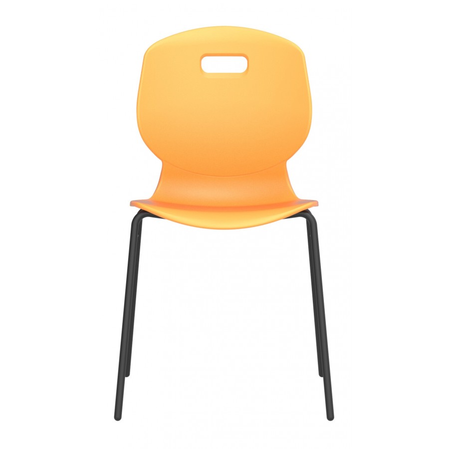Arc Four Leg Classroom / Visitor Chair With Brace